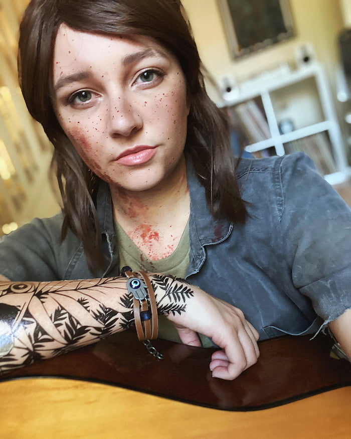 Ellie The Last of Us Temporary Tattoo Super Cool Ellie Cosplay