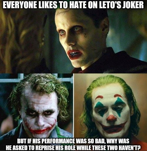 Leto to come back for Snyder Cut - 9GAG