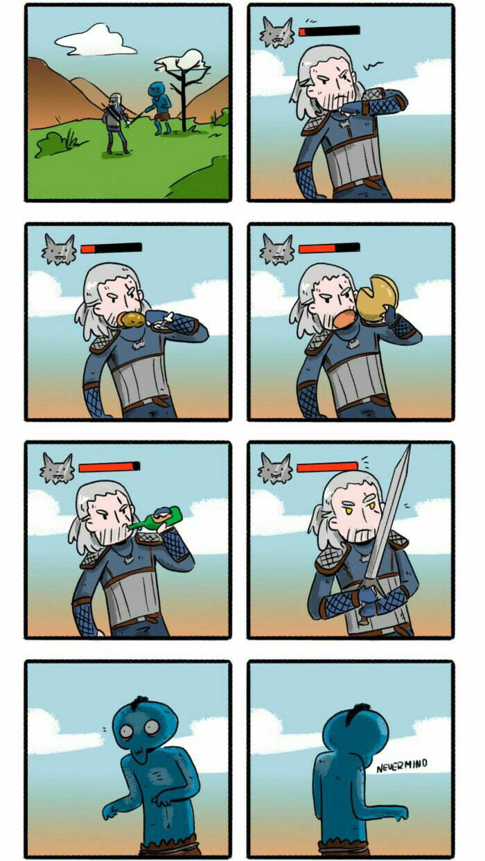 Арт фэнтези смешные мемы Never mind..... - 9GAG