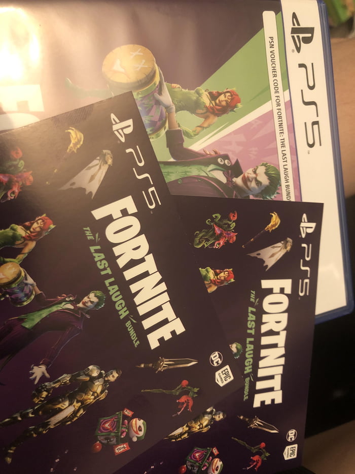 Is The Laugh Bundle Meant To Come With 2 Codes It Was Sealed In Plastic 9gag