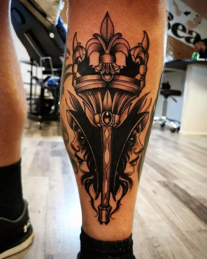 Aprentice At Beauty And The Beast Tattoo What Do You Guys Think 9gag