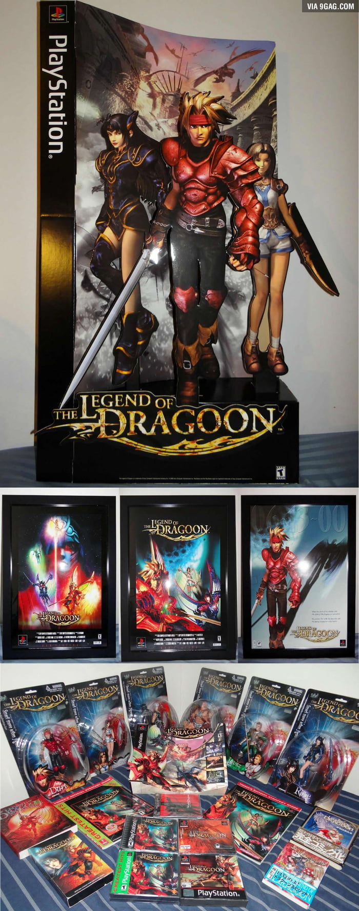 This is my Legend of Dragoon collection 9GAG