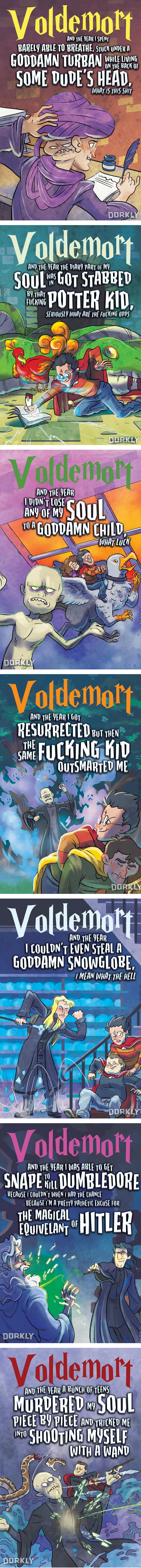 If JK Rowling Told the Harry Potter Books From Voldemort's POV