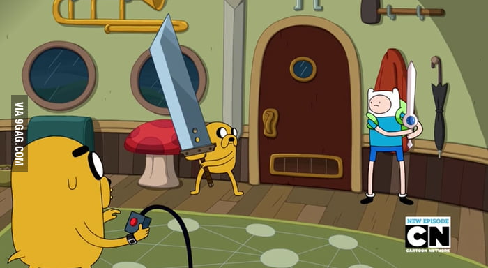 Noticed a familiar sword in the most recent episode of Adventure Time ...