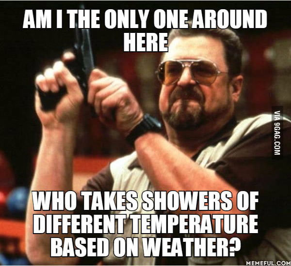 I don't get this hot vs cold shower debate. Cold shower after a ...