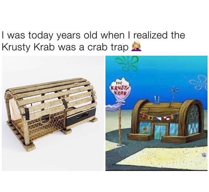 That explains why there's no crabs in Spongebob universe expect for Mr