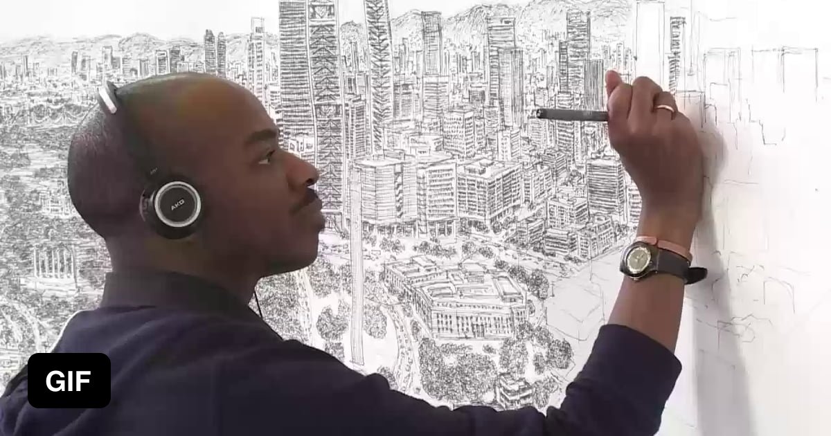 Autistic Artist Stephen Wiltshire Draws Mexico City Using Photographic Memory 9gag