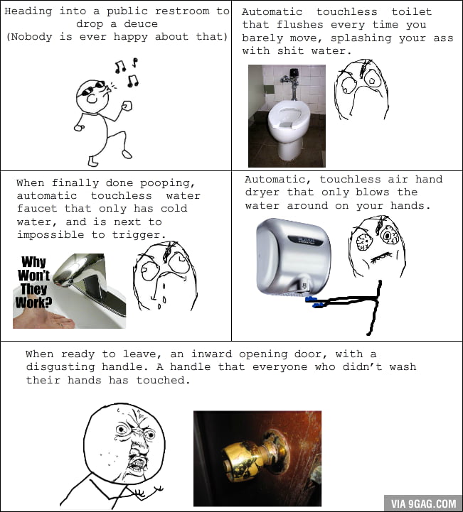 Why can't the doors open outward? 9GAG