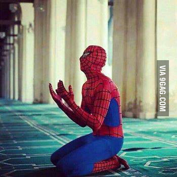 Spiderman converted to Islam - 9GAG