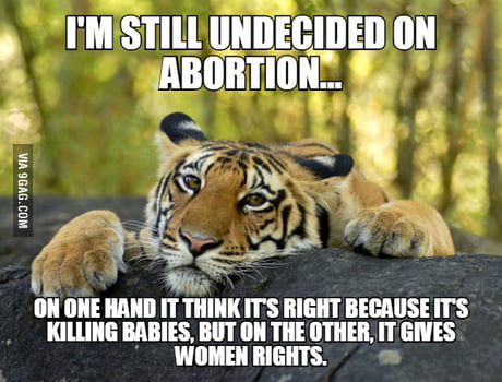 I M Still Undecided On Abortion On One Hand It Think It S