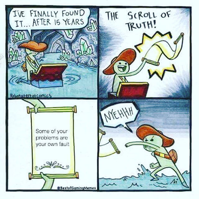 The scroll of truth 9GAG
