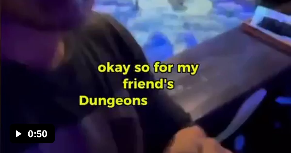 This D&D setup is next level, I need friends like this - Video