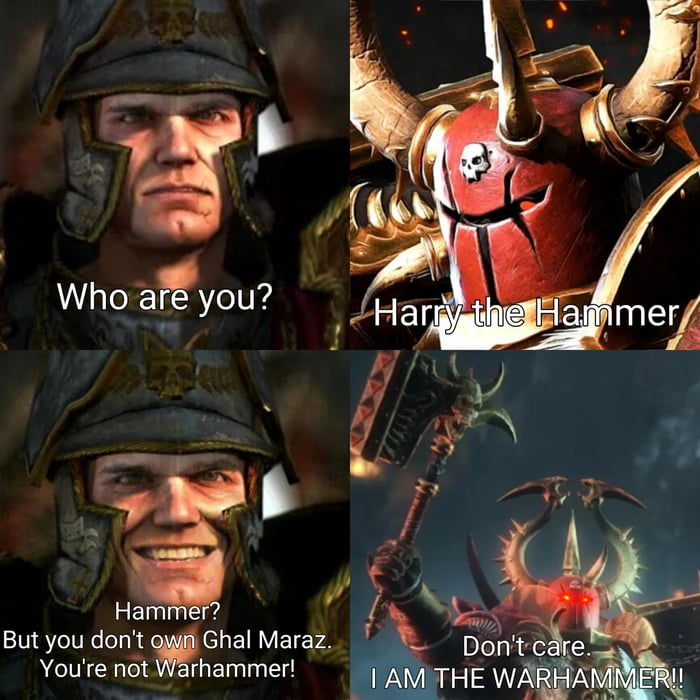 Truly a Warhammer moment - 9GAG