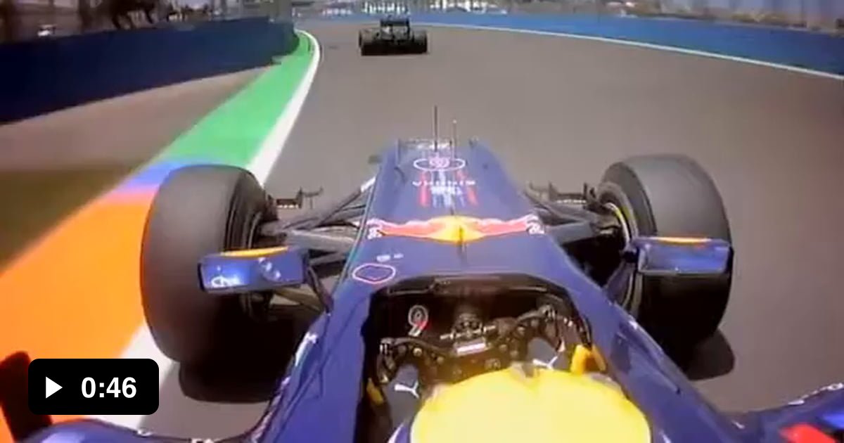 Mark Webber crash at the 2010 Formula 1 Telefónica Grand Prix of Europe ...