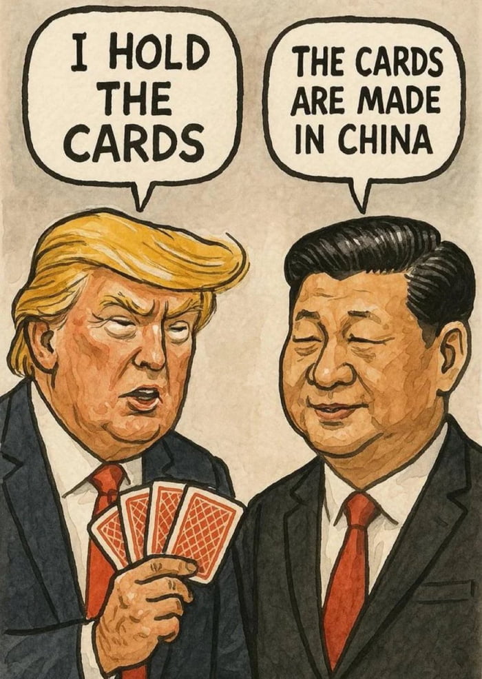 When you say you re holding all the cards but the cards are made in