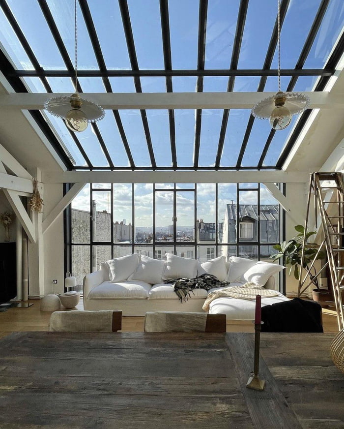 Loft with glass ceiling Poland - 9GAG