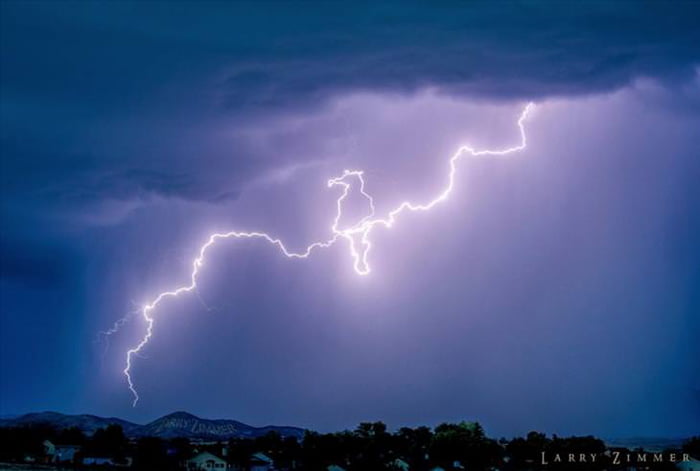 Lightning In The Form Of A Crow By Larry Zimmer - 9gag