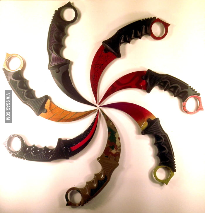 Real life CS:GO karambits - 9GAG