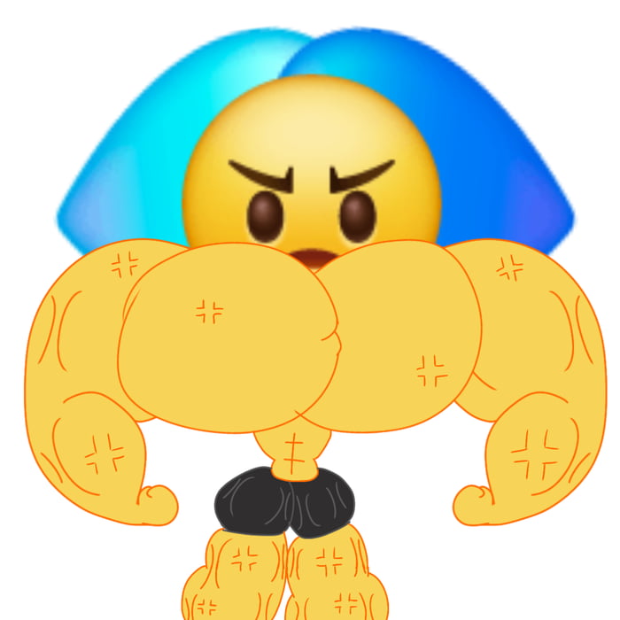 Buff Emoji Wolf - 9GAG