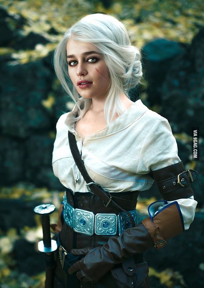 Emilia Clarke as Ciri from The Witcher 3 - 9GAG