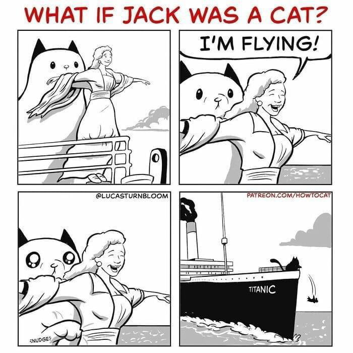 What if Jack was a cat? - 9GAG