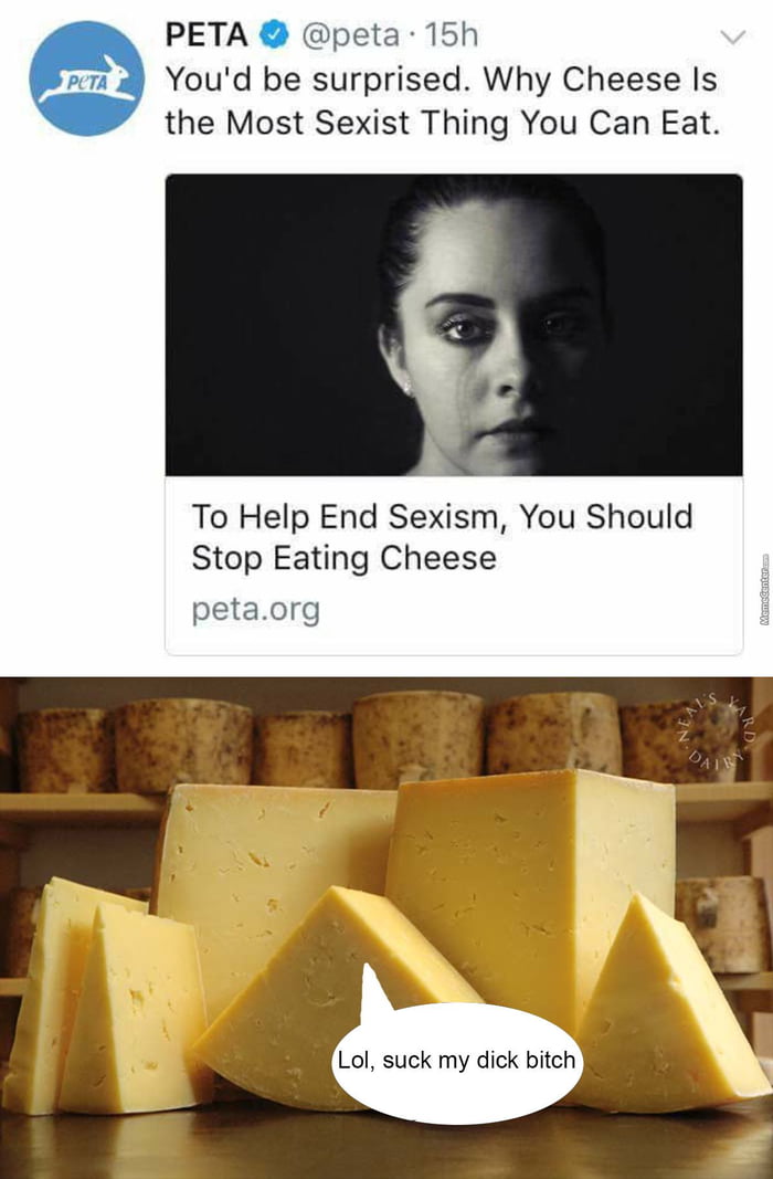 4,571 points * 207 comments - ChEEsE iS RaCiSt - 9GAG has the best funny pi...