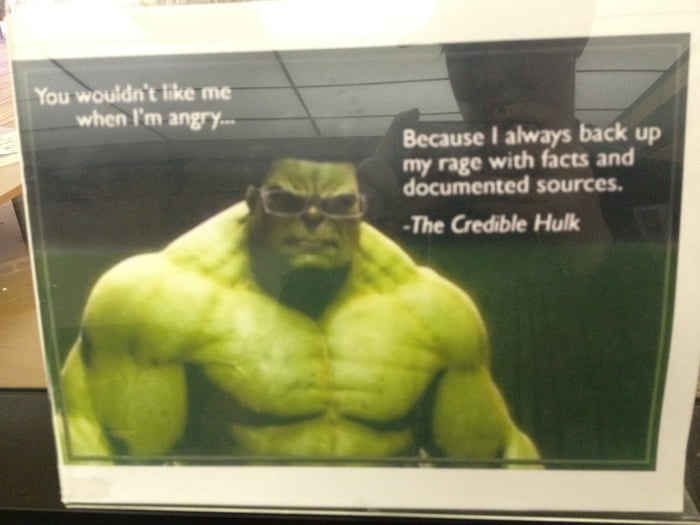 The Credible Hulk - 9GAG