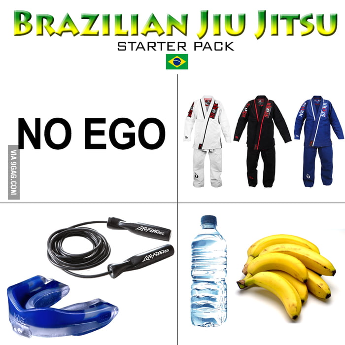 The Starter Pack For Brazilian Jiu Jitsu - BJJ - 9GAG