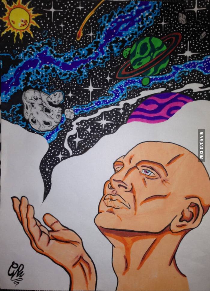 First time uploading my artwork, what do you guys think ? - 9GAG