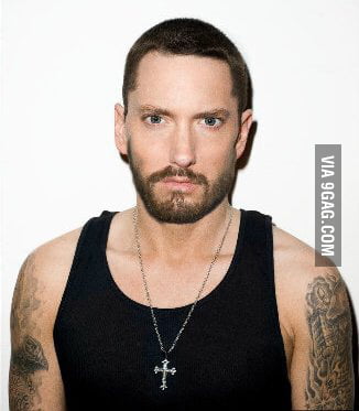 Googled eminem with a beard. not sure what to feel - 9GAG