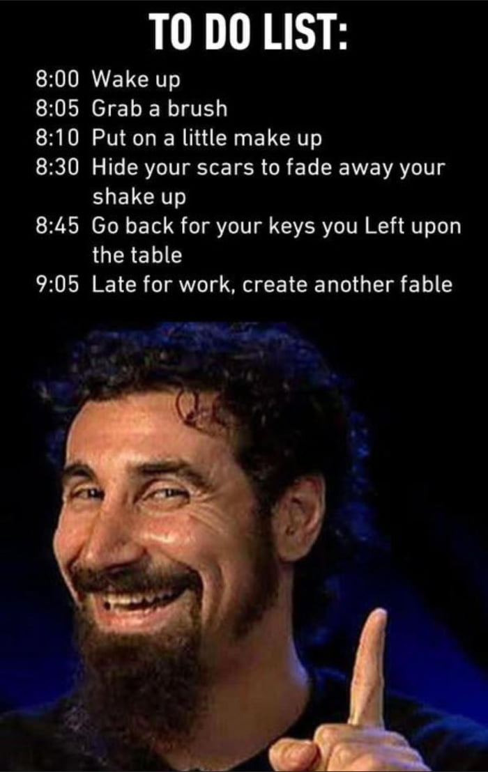 Funny 9pm Routine Graphics Every morning routine - 9GAG