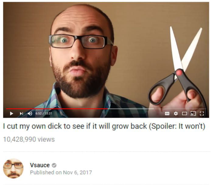 I Cut My Cock Off