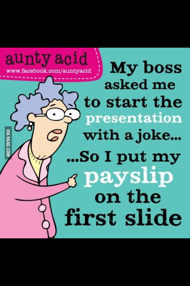 The joke is in me