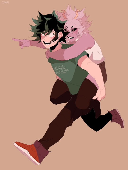 a piggyback | Anime Art Amino