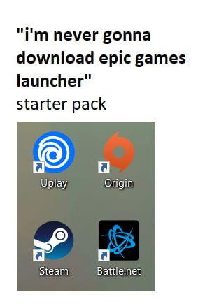 Epic Games bad - 9GAG