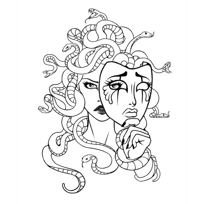 Sketch of Medusa I've finished today. What do you think? - 9GAG