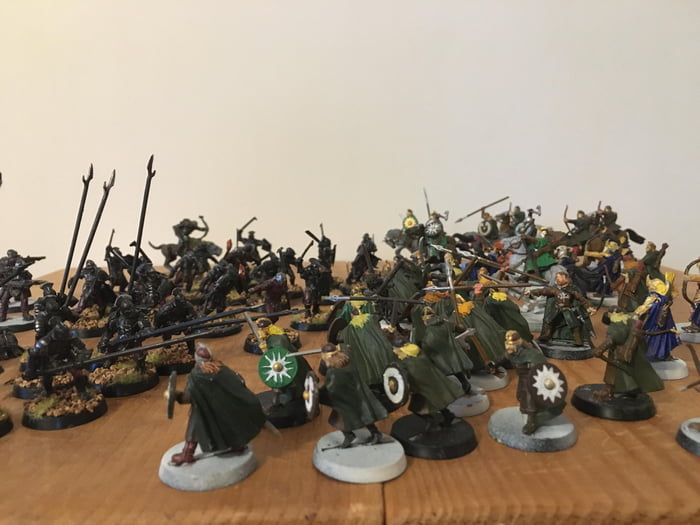 Hand painted Lord Of The Rings Figures 9GAG