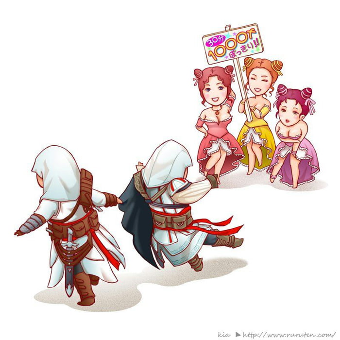 Altaïr Vs. Ezio - 9GAG