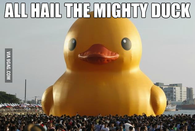 ALL HAIL THE MIGHTY DUCK - 9GAG