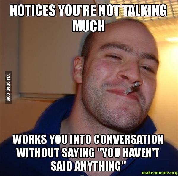 As a shy guy at a party where I didn't know many people, I appreciated ...
