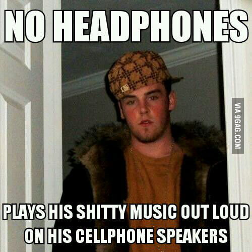 Douchebag Level 9000 On The Bus 9GAG