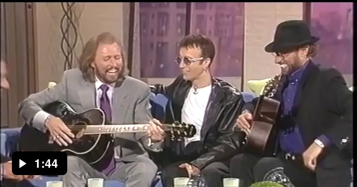 The Bee Gees perform acapella 'How Deep Is Your Love' on Des O'Connor ...