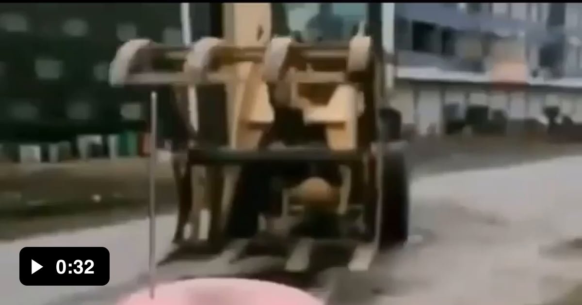 Chad forklift operator threads a needle 9GAG