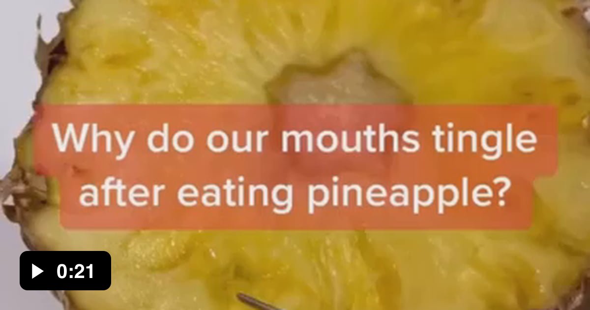 Why pineapples sting 9GAG