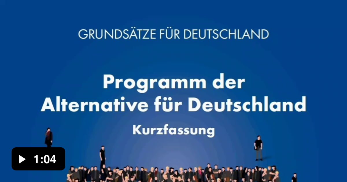 AfDWahlprogramm Kurzfassung sollte sich jeder anschauen 9GAG