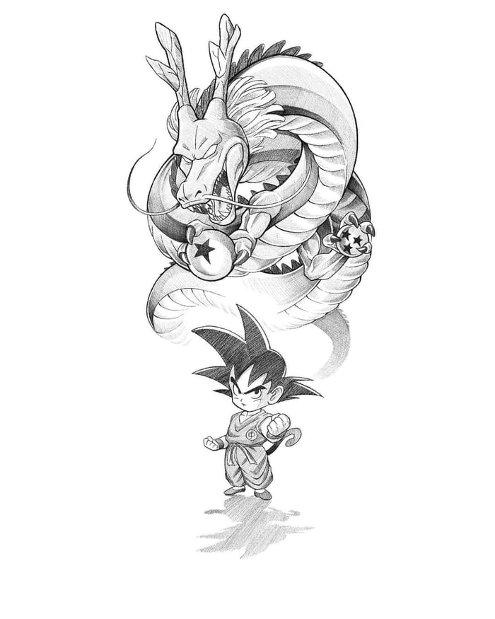 Shenron Dragon Tattoo Posters for Sale  Redbubble