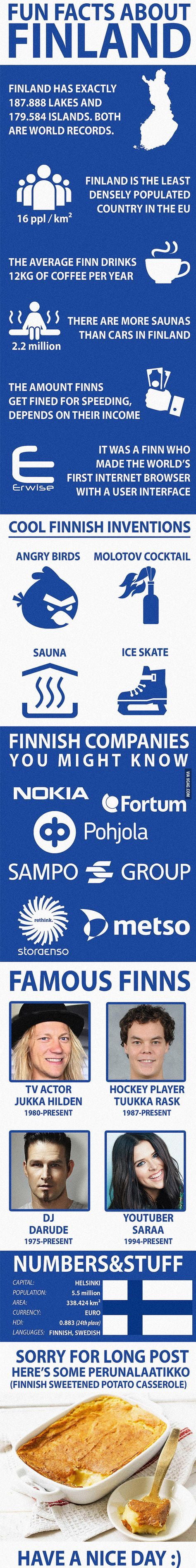 Fun facts about Finnland 9GAG