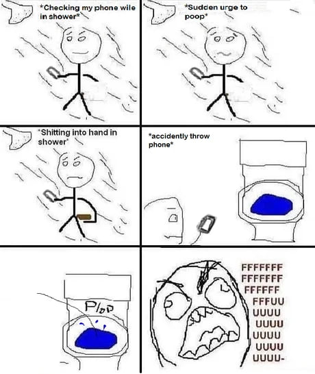 Phone in shower guy - 9GAG
