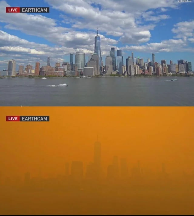 Как сейчас выглядит нью йорк Normal day in NYC vs Today - 9GAG