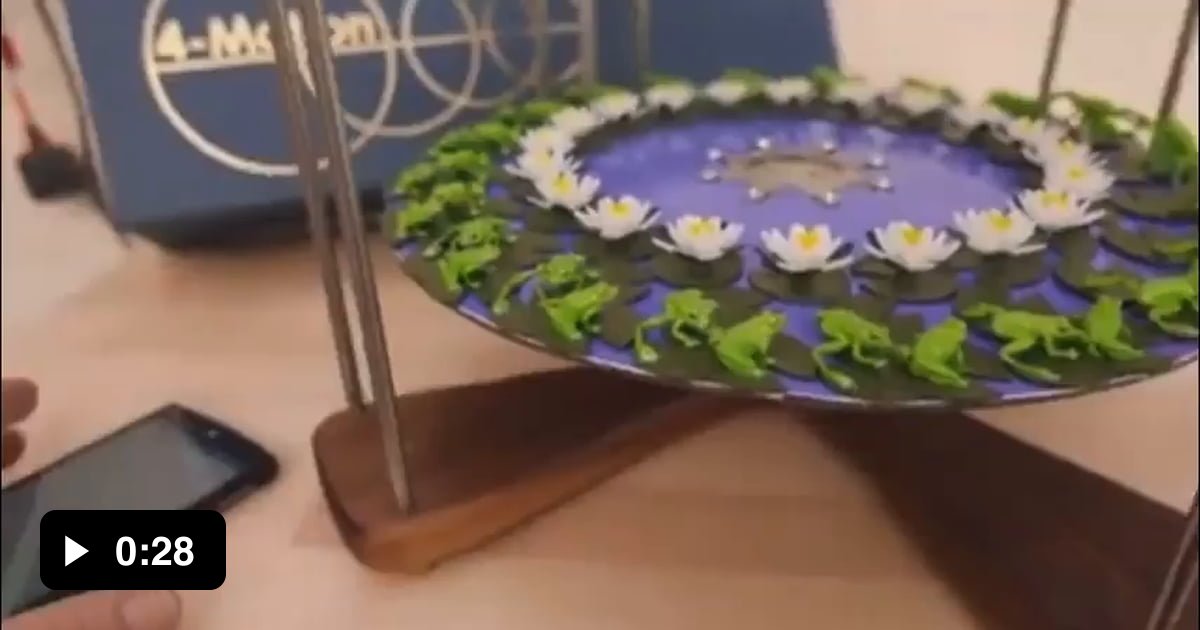 Check out this 3D Zeotrope, once it reaches a certain speed. 9GAG